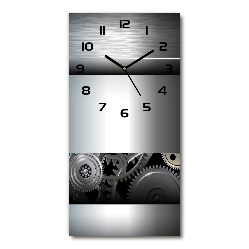 Vertical wall clock Gears abstraction