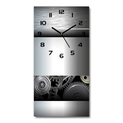 Vertical wall clock Gears abstraction