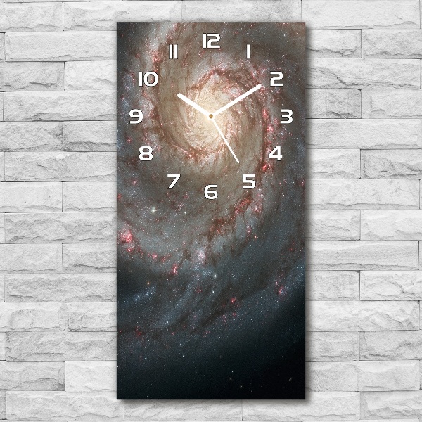 Vertical rectangular wall clock Nebula