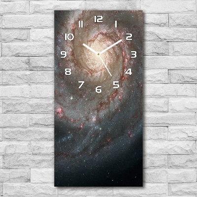 Vertical rectangular wall clock Nebula