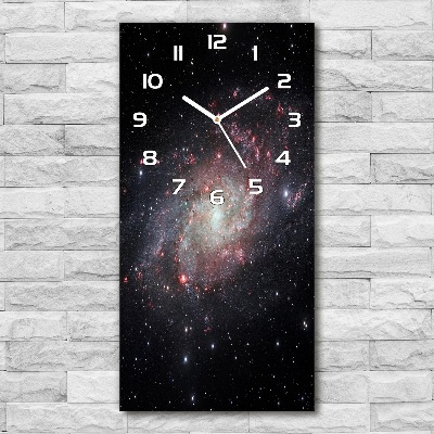 Vertical rectangular wall clock Nebula