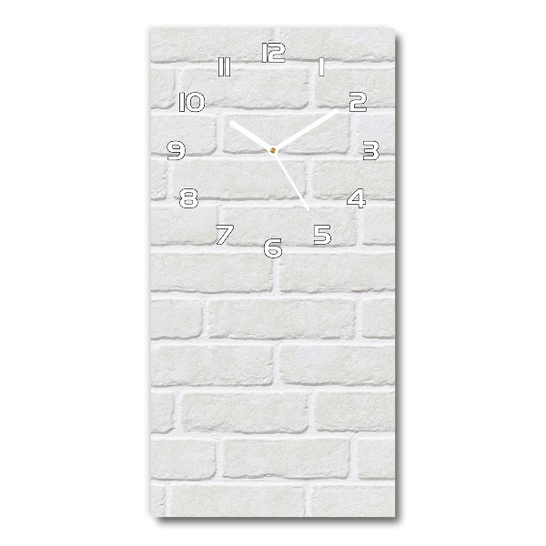 Vertical wall clock Brick wall