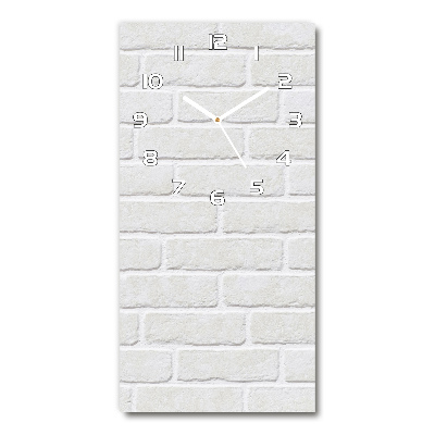 Vertical wall clock Brick wall