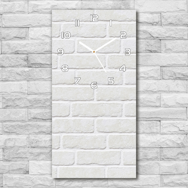 Vertical wall clock Brick wall