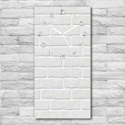 Vertical wall clock Brick wall