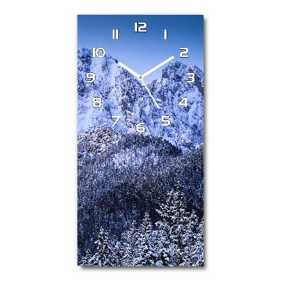 Vertical rectangular wall clock Giewont Tatry