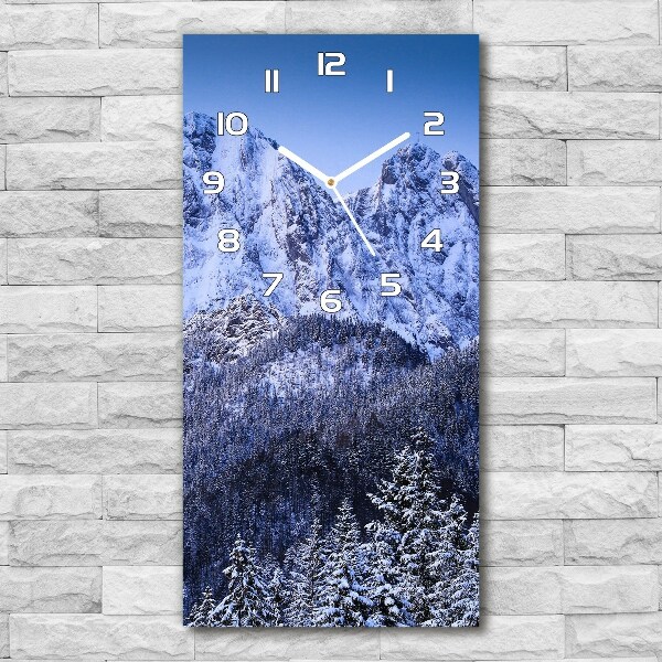 Vertical rectangular wall clock Giewont Tatry