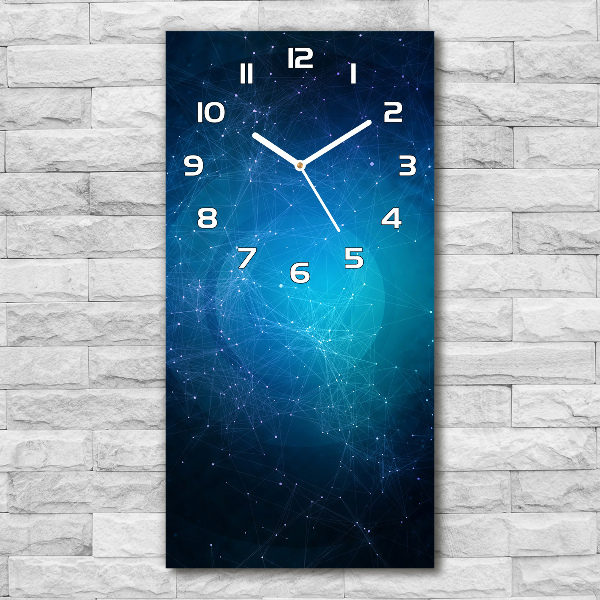 Modern vertical wall clock Constellation