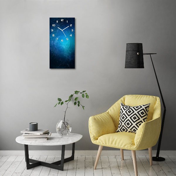 Modern vertical wall clock Constellation