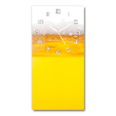 Vertical rectangular wall clock Beer