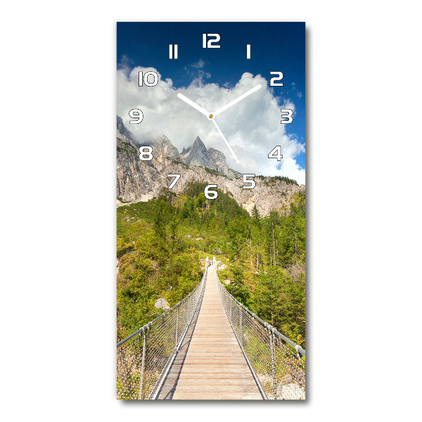 Vertical wall clock Hanging bridge