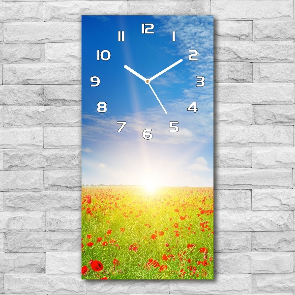 Vertical wall clock Mak field