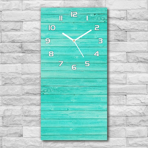 Vertical wall clock Green boards