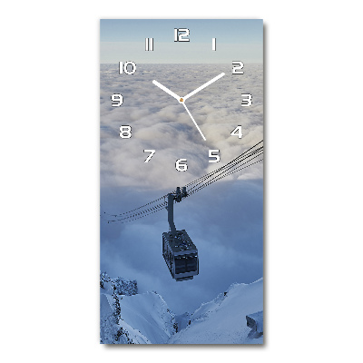 Vertical wall clock Roller coaster