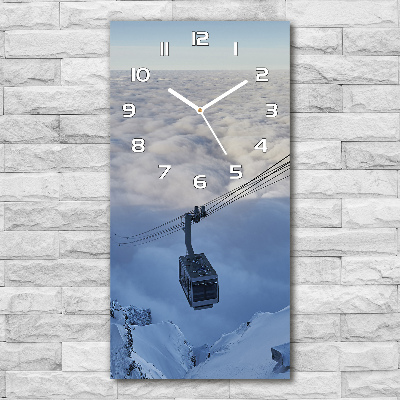 Vertical wall clock Roller coaster