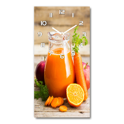 Vertical wall clock Fruit juice