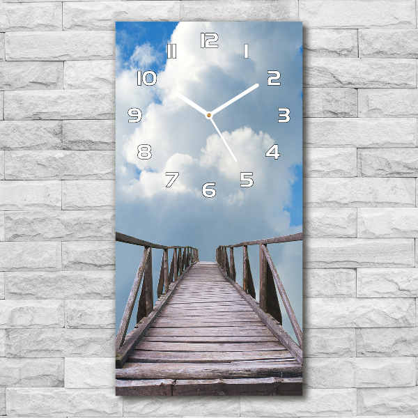 Modern vertical wall clock Way to heaven