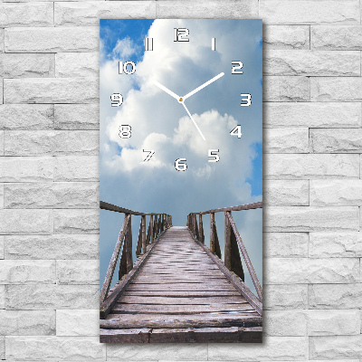 Modern vertical wall clock Way to heaven