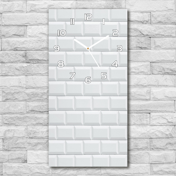 Vertical wall clock Ceramic wall