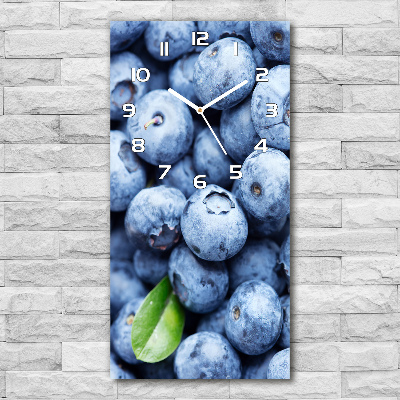 Vertical rectangular wall clock Berries