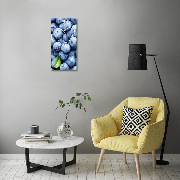 Vertical rectangular wall clock Berries