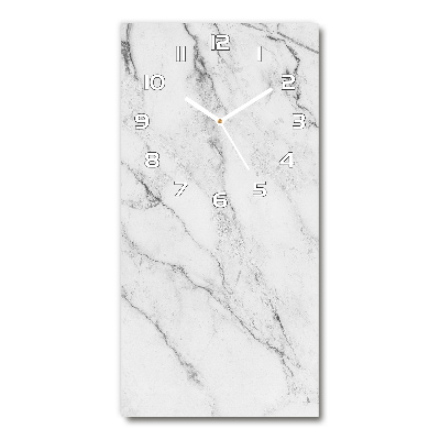 Vertical wall clock Marble background