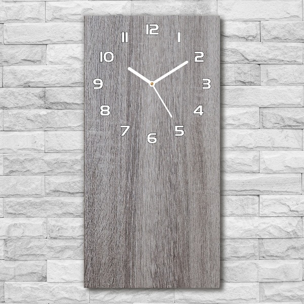 Vertical wall clock Wood