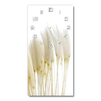 Vertical wall clock Dandelion seeds