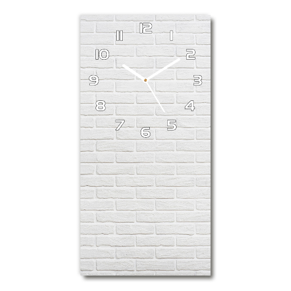 Vertical wall clock Brick wall