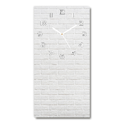 Vertical wall clock Brick wall