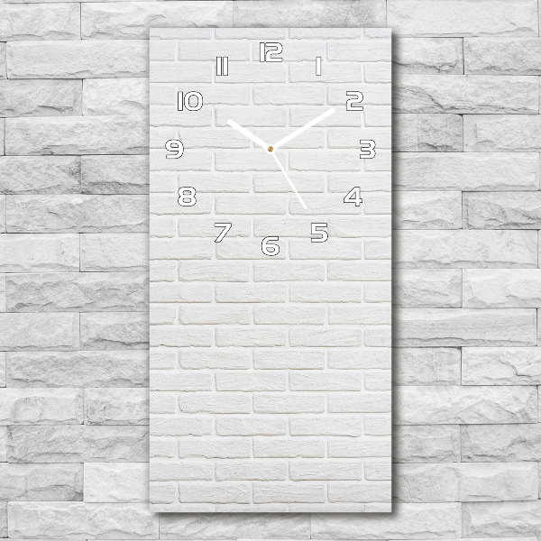 Vertical wall clock Brick wall