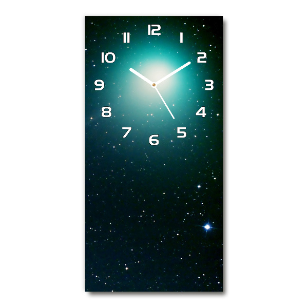 Modern vertical wall clock Galaxy