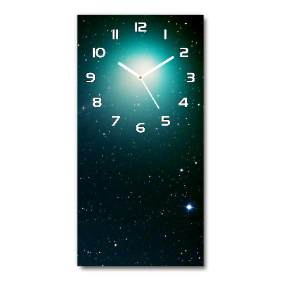 Modern vertical wall clock Galaxy