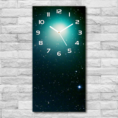 Modern vertical wall clock Galaxy