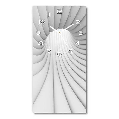 Vertical rectangular wall clock Tunnel abstraction