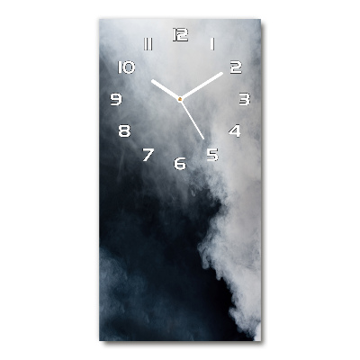 Vertical rectangular wall clock White