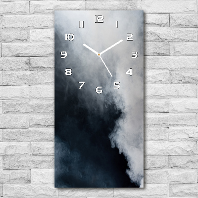 Vertical rectangular wall clock White