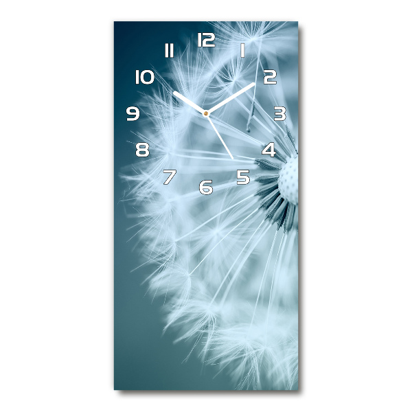 Vertical rectangular wall clock Dandelion