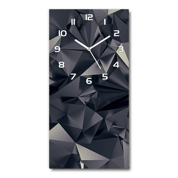 Modern vertical wall clock Abstract background