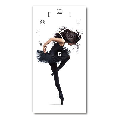 Vertical rectangular wall clock Ballerina