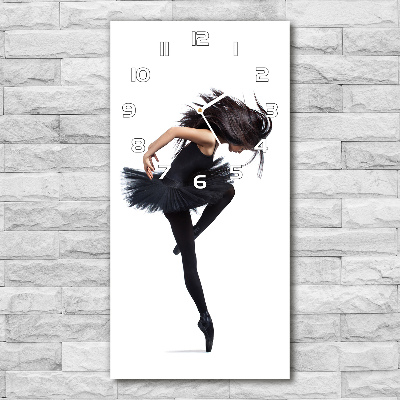 Vertical rectangular wall clock Ballerina