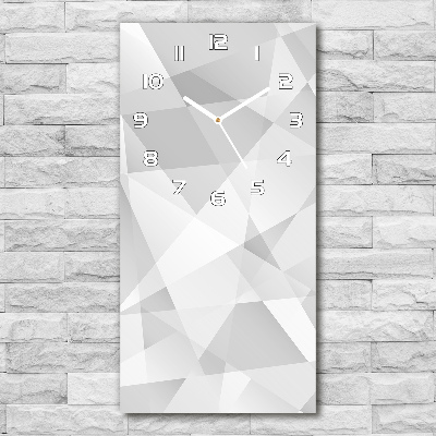 Vertical rectangular wall clock Abstraction Background