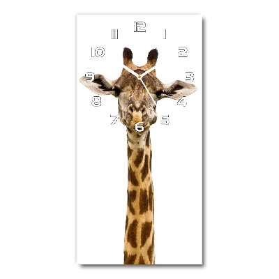 Vertical wall clock Giraffe