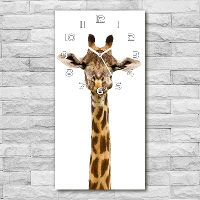 Vertical wall clock Giraffe