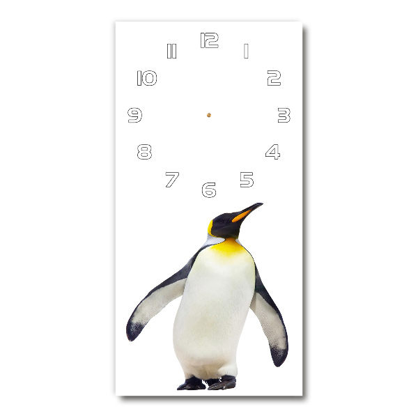 Vertical wall clock Penguin