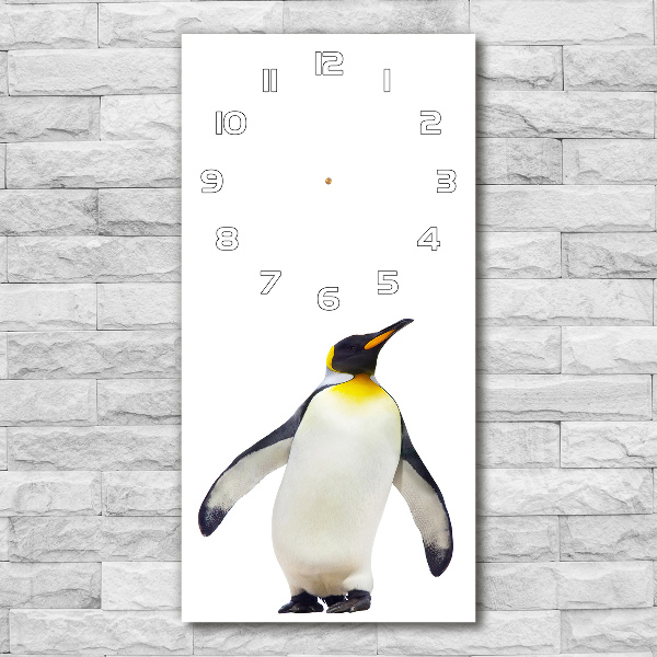 Vertical wall clock Penguin