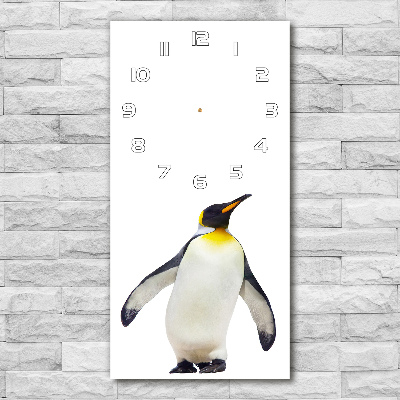 Vertical wall clock Penguin