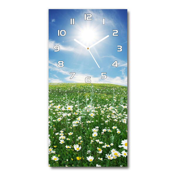 Vertical wall clock Meadow