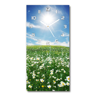 Vertical wall clock Meadow