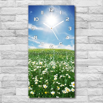 Vertical wall clock Meadow